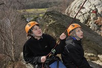 Climbing at Lion Rock