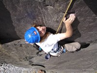 Climbing in the Dinorwic Quarries