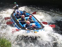 Riding the rapids