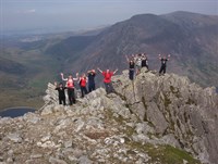 Local school group on Tryfan