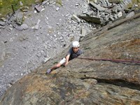 Rock climbing