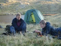 Camping in the Moelwyns