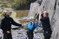 Assisting with climbing