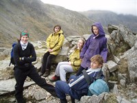 Mountain walking group