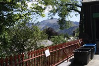 Snowdon from the front of the centre